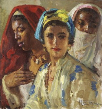 150の主題の芸術作品 Painting - 女性 ホセ・クルス・エレーラ ジャンル アラベール